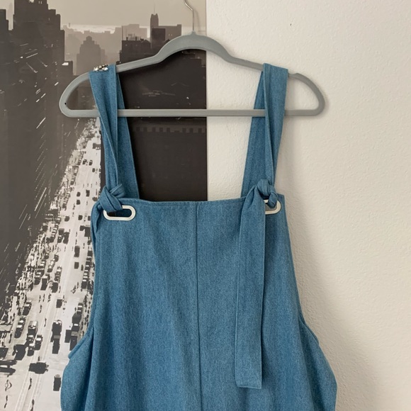 Rare Collina Strada Rhinestone denim overall - Picture 5 of 13